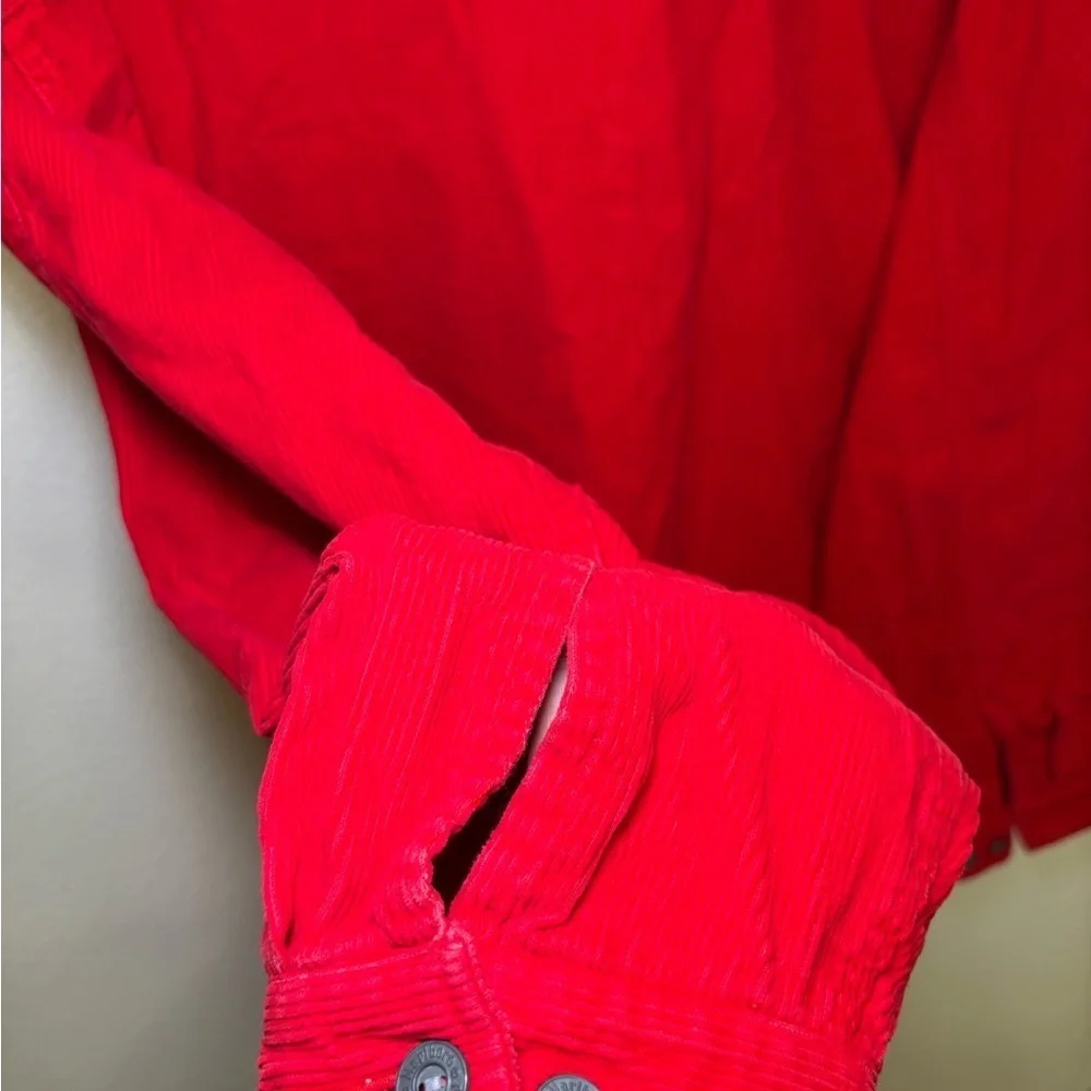 Vintage 90s Marlboro Unlimited Corduroy 1/4 Zip Pullover Shirt